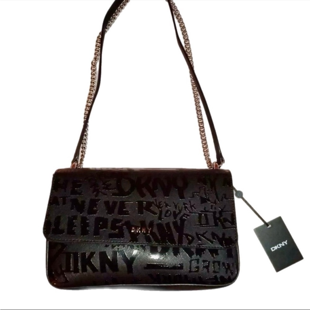 NWT DKNY graffiti crossbody